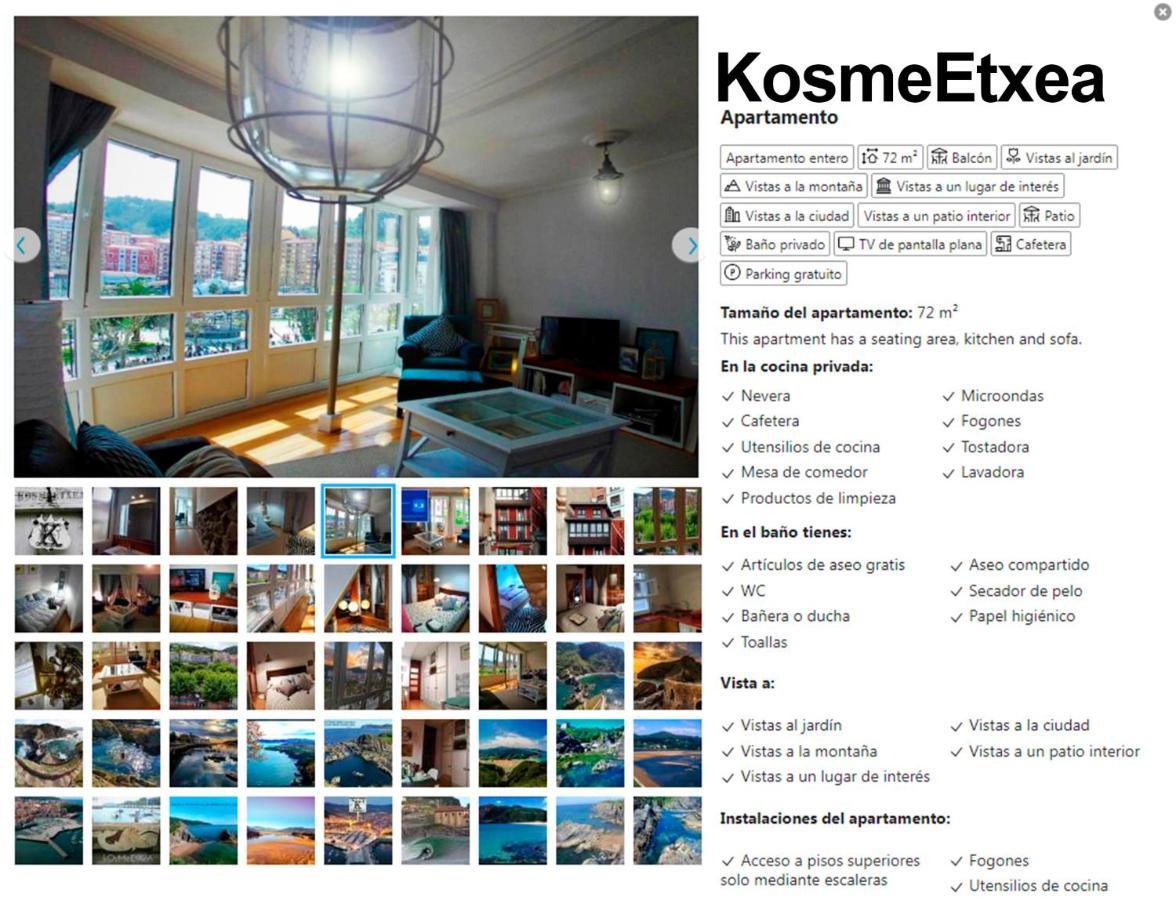 KosmeEtxea y Artza en el Parque Lamera EBI727 Bermeo Exterior foto